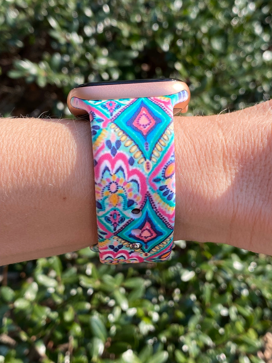 Crown Jewels Lilly Pulitzer Inspired Apple Watch Band