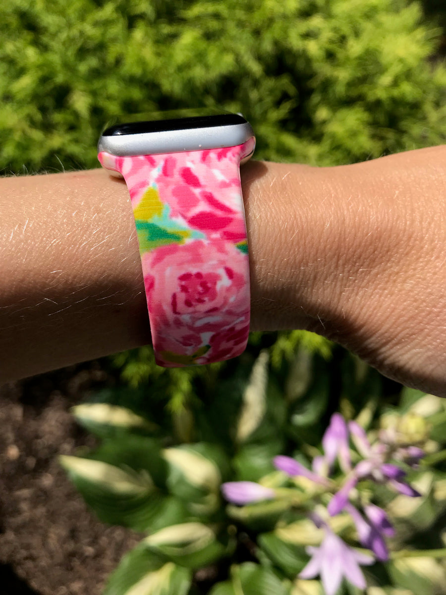 Rose Silicone Band for Apple Watch