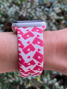 Love Letters Heart Silicone Band for Apple Watch