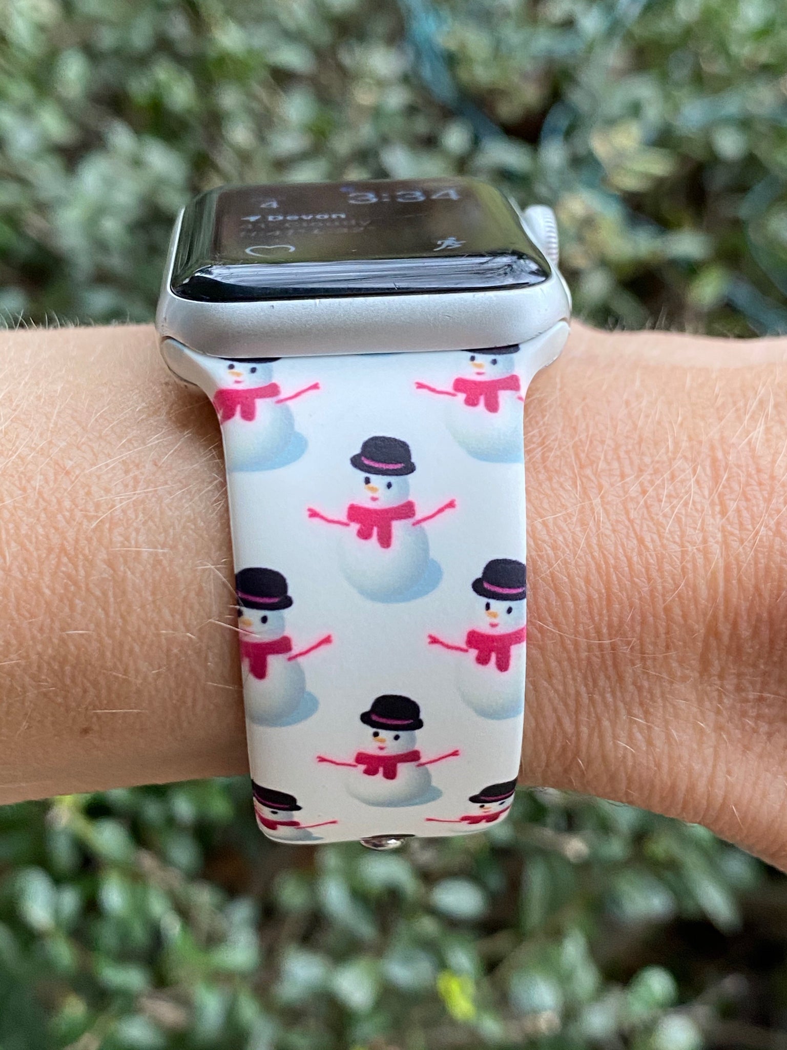 Snowman Silicone Band for Apple Watch