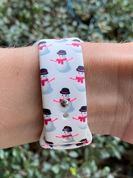 Snowman Silicone Band for Apple Watch