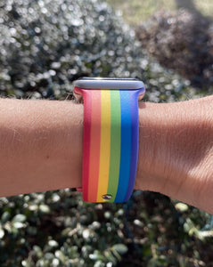 Rainbow Silicone Band for Apple Watch