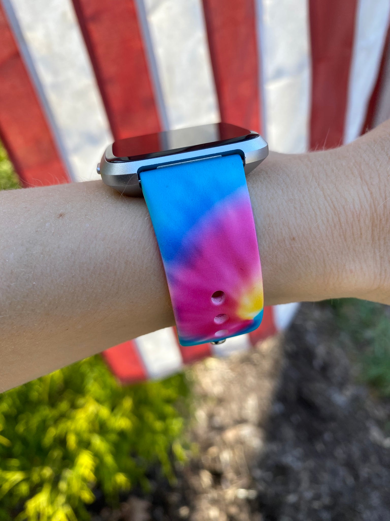 Tie Dye Silicone Band for Fitbit Versa