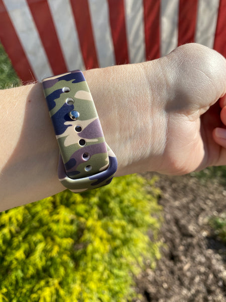 Camo Silicone Band for Fitbit Versa