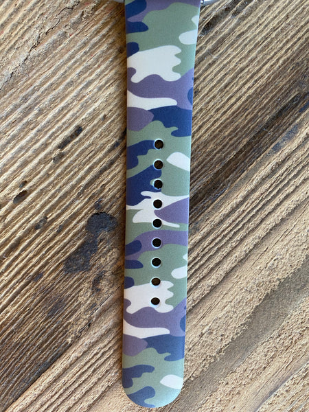 Camo Silicone Band for Fitbit Versa