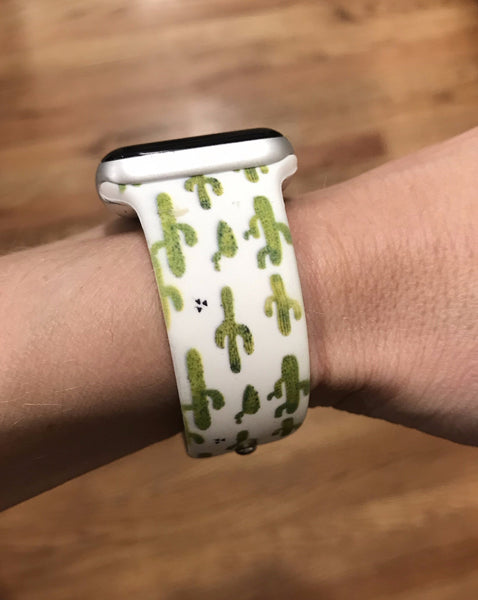 Small Cactus Silicone Band for Apple Watch