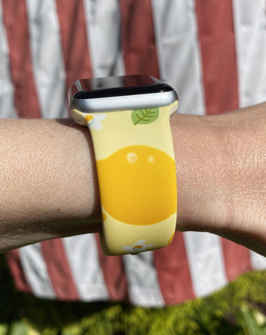Lemon Silicone Band for Apple Watch