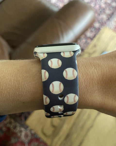 Baseball Silicone Band for Apple Watch