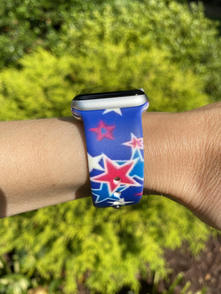 American Stars Silicone Band for Apple Watch