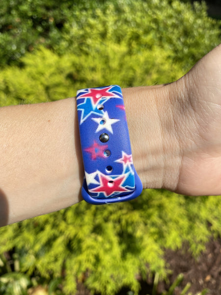 American Stars Silicone Band for Apple Watch