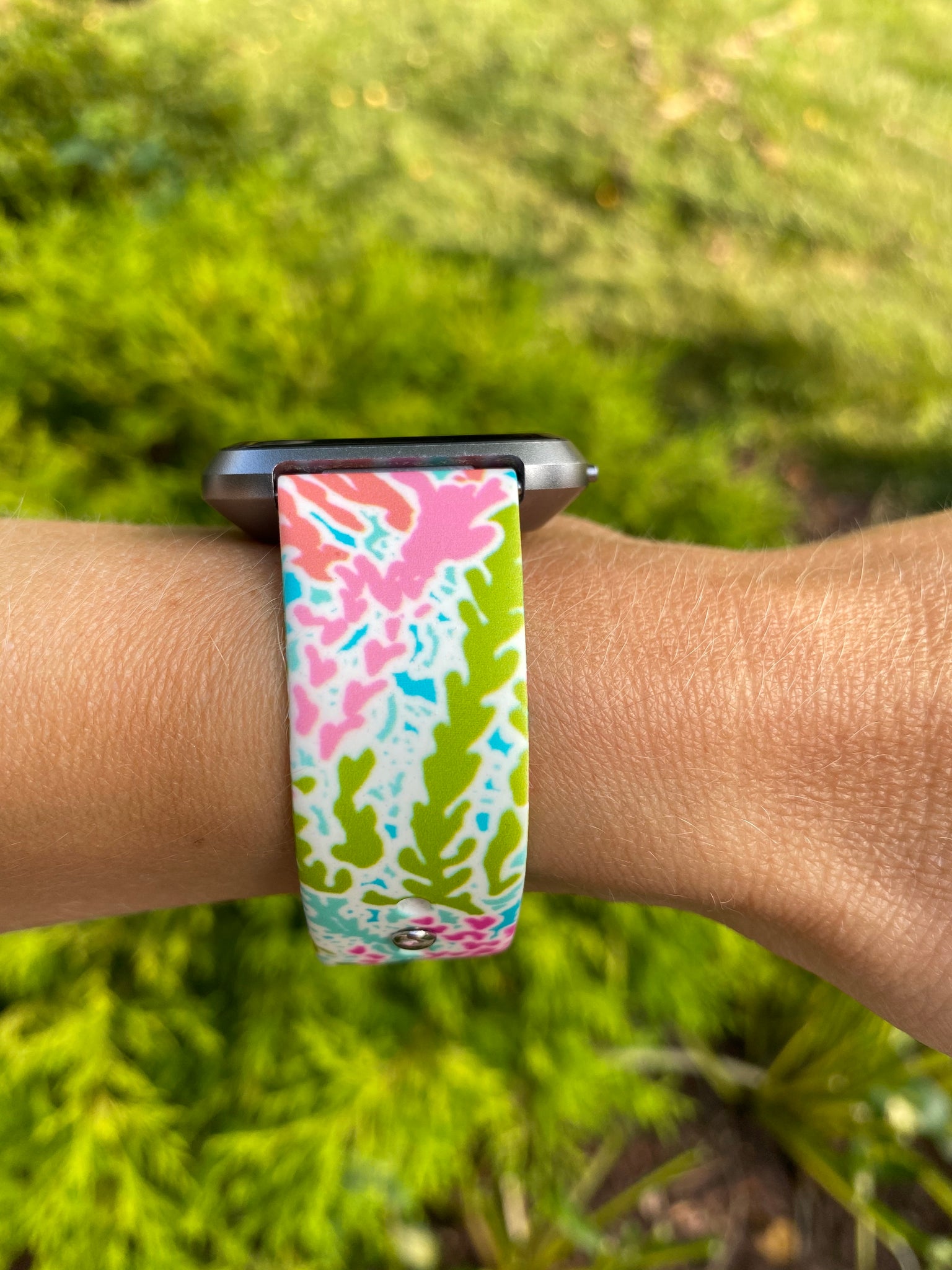 Coral Silicone Band for Fitbit Versa