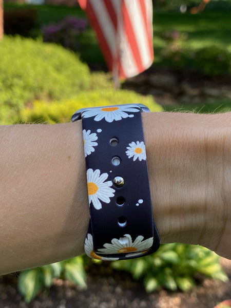 Daisy Silicone Band for Apple Watch