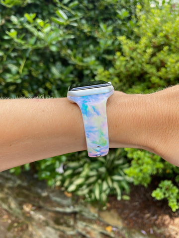 Cotton Candy Tie Dye Slim Band for Apple Watch