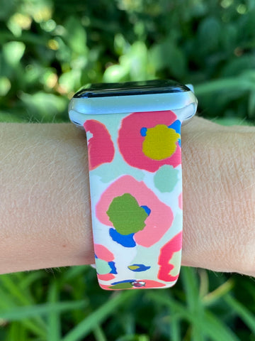 Cheetah Boho Silicone Band for Apple Watch