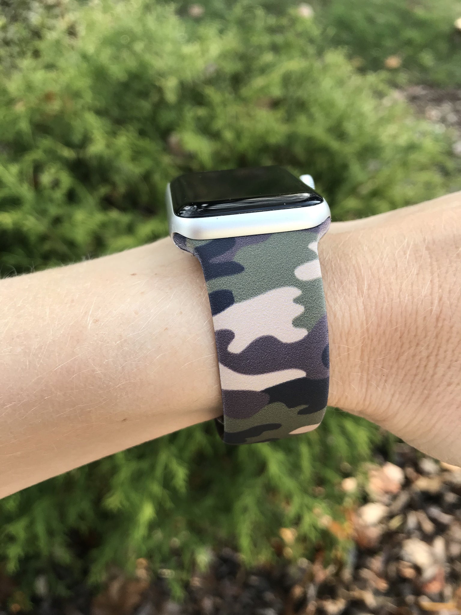 Camo Silicone Band for Apple Watch