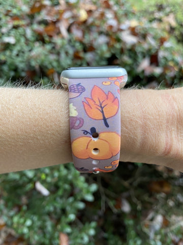 Fall Leaves Silicone Band for Apple Watch