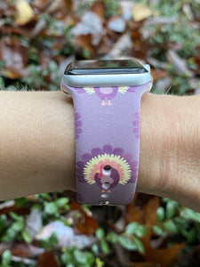 Brown Turkey Silicone Band for Apple Watch