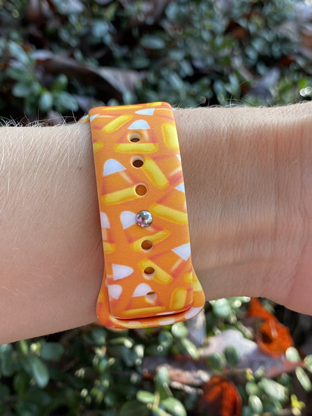 Orange Candy Corn Silicone Band for Apple Watch