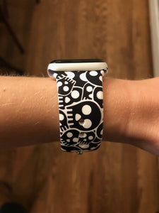 Skull Silicone Band for Apple Watch