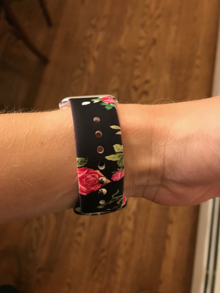 Rose Silicone Band for Apple Watch