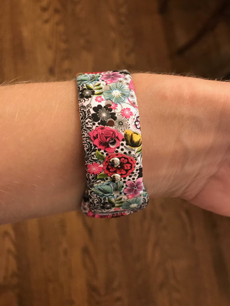 Geo Floral Silicone Band for Apple Watch