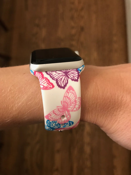 Butterfly Silicone Band for Apple Watch